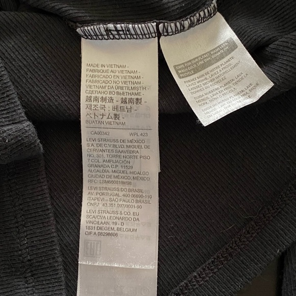 Levi’s | ribbed long sleeve shirt. XS - Picture 6 of 9